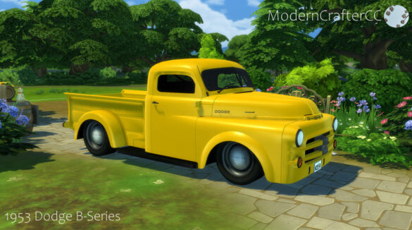 Sims 4 1953 Dodge B-Series at Modern Crafter CC