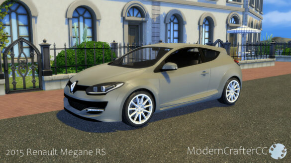 Sims 4 2015 Renault Megane RS at Modern Crafter CC