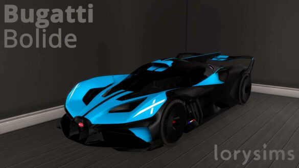 Sims 4 2020 Bugatti Bolide Concept at LorySims