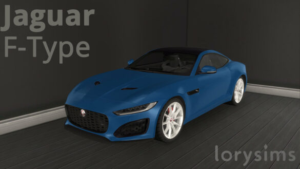Sims 4 2021 Jaguar F-Type at LorySims