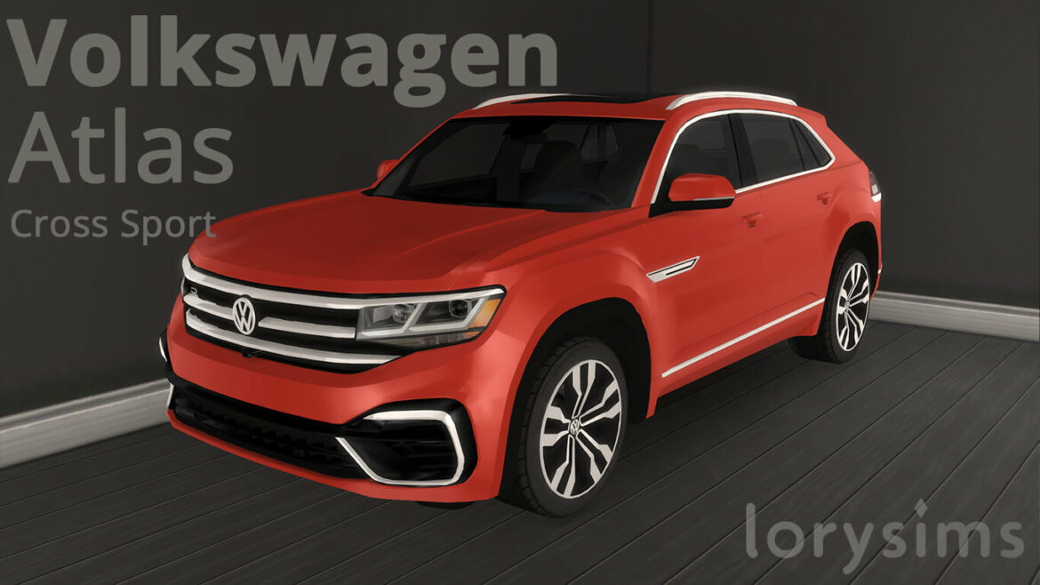 Sims 4 2021 Volkswagen Atlas Cross Sport at LorySims