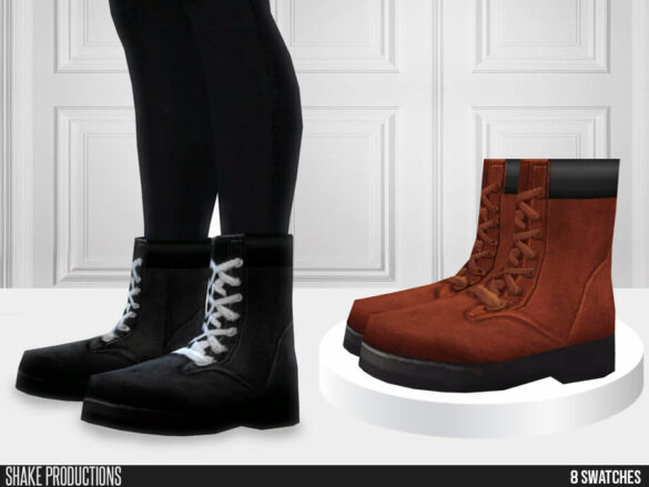Sims 4 799 – Male Boots by ShakeProductions at TSR