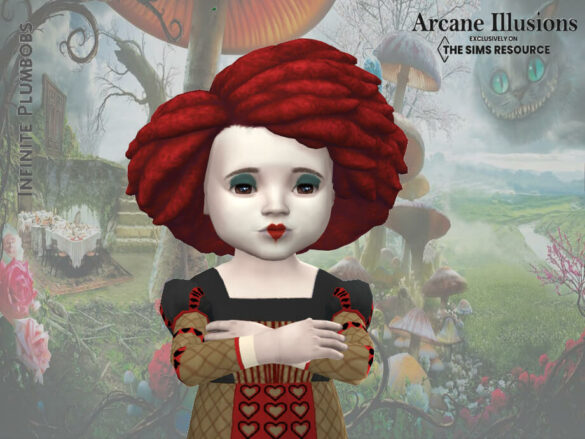 Arcane Illusions Toddler Queen of Hearts Face Paint