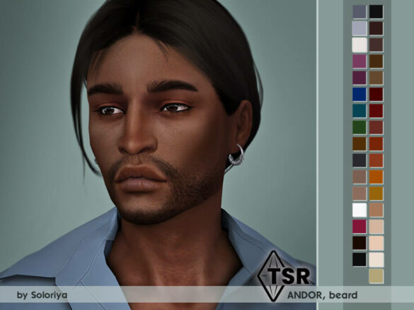 Sims 4 Beard Andor by soloriya at TSR