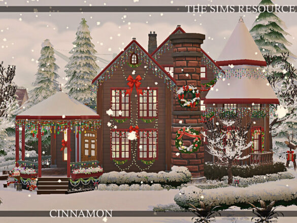 Sims 4 Cinnamon Family House by simZmora at TSR