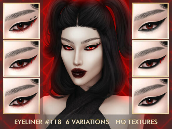 Sims 4 EYELINER #118 by Jul_Haos at TSR