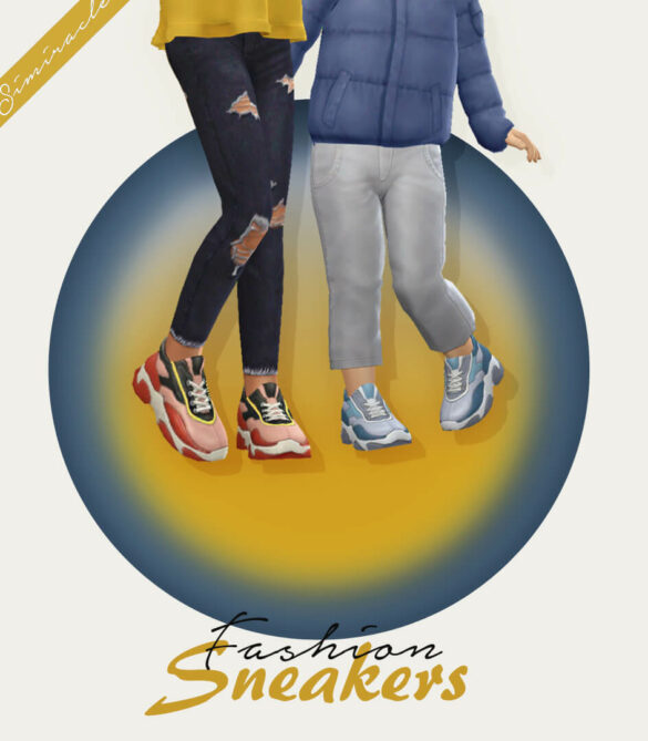 Sims 4 Fashion Sneakers at Simiracle