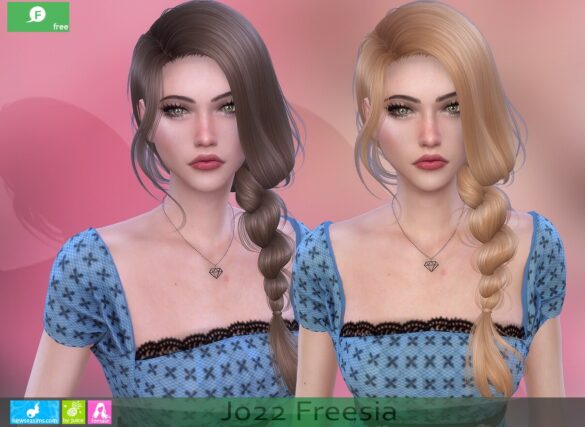Sims 4 Freesia Hair at Newsea Sims 4