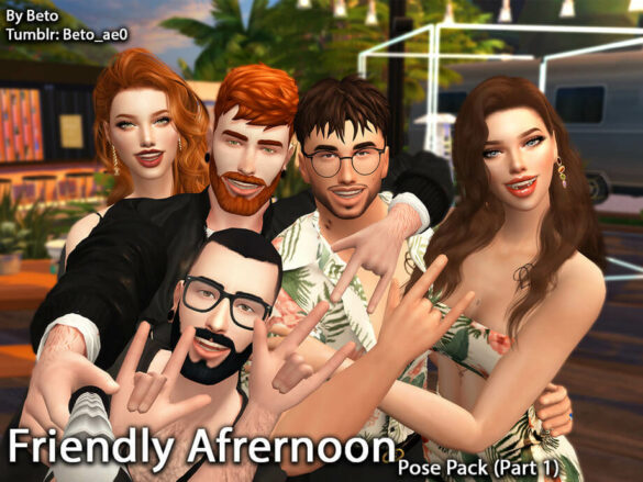 Friendly Afternoon Pose pack – PART 1