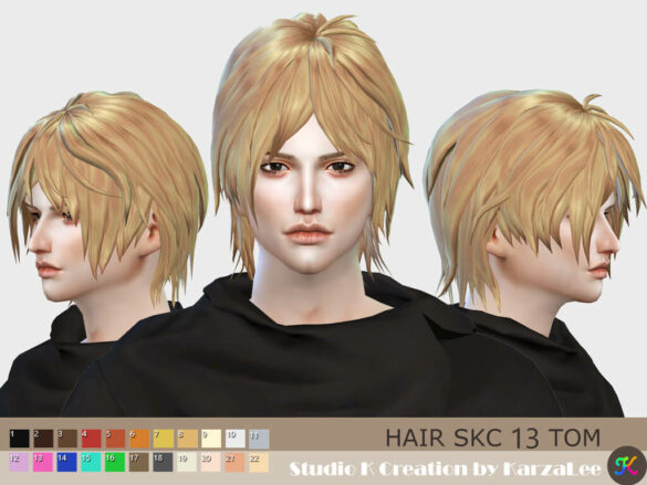 Sims 4 Hair SKC 13 TOM at Studio K-Creation