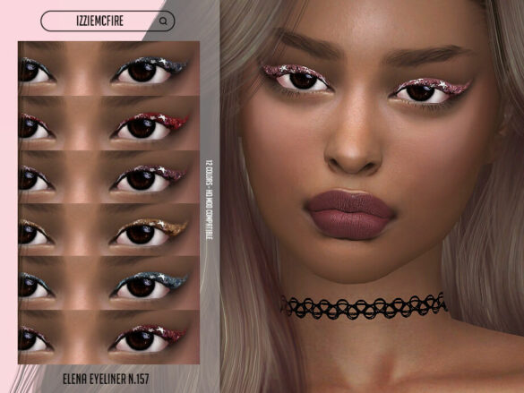 Sims 4 IMF Elena Eyeliner N.157 by IzzieMcFire at TSR