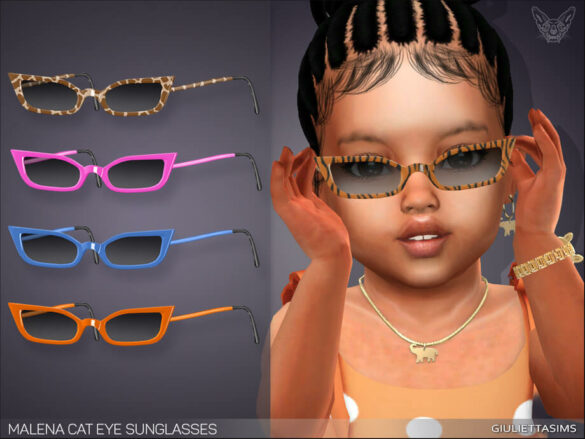 Sims 4 Malena Cat Eye Sunglasses