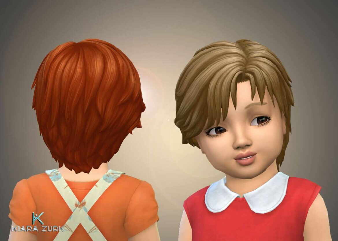 Sims 4 Nadia Hairstyle for Toddlers at My Stuff Origin