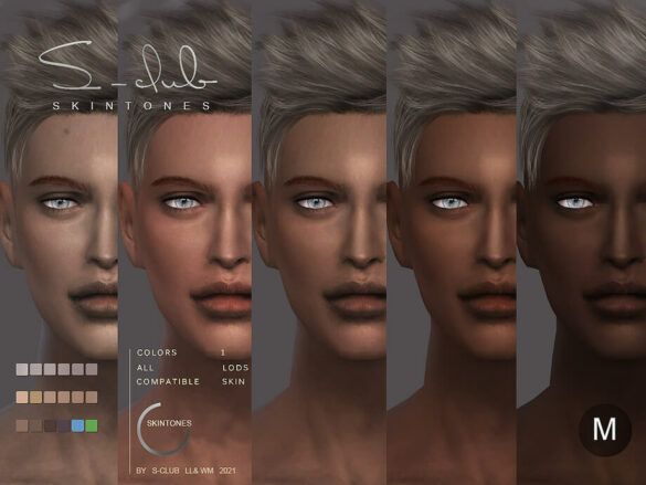 for male Natural skintone overlay - CC The Sims