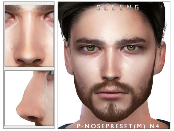 Sims 4 P-Male Nosepreset N4 by Seleng at TSR