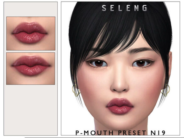 Sims 4 P-Mouth Preset N19 by Seleng at TSR