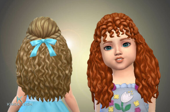Sims 4 Rita Curls for Toddlers at My Stuff Origin