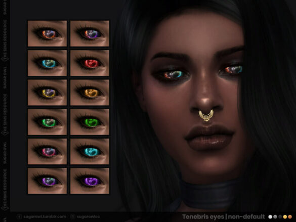 Sims 4 Tenebris eyes non-default by sugar owl at TSR