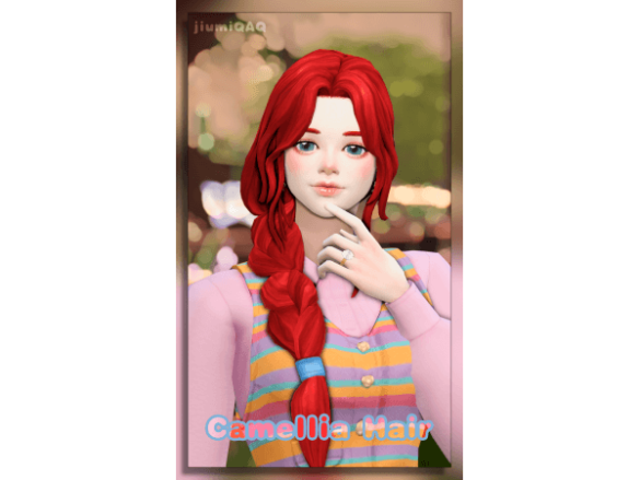 🌸jiumiQAQ Camellia Hair🌸 by jiumiQAQ