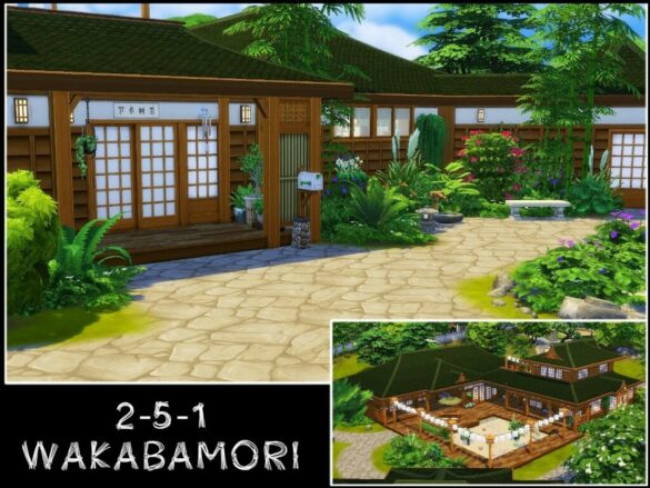 The Sims 4 2-5-1 WAKABAMORI (no CC)