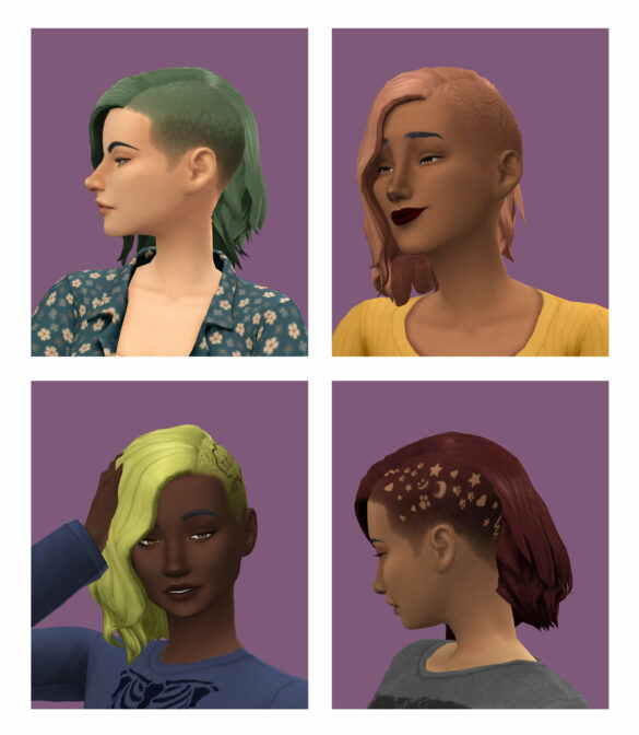 The Sims 4 aria 1 4 recolored in ampified