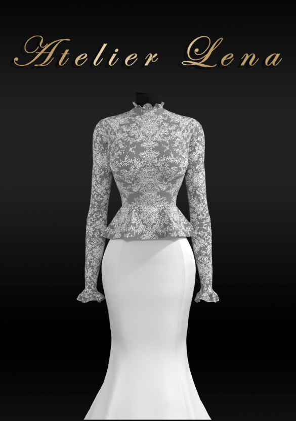 The Sims 4 atelier lena lyn dress 1 lyn mermaid dress