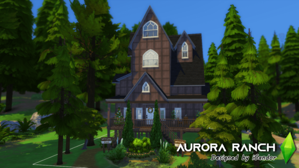 The Sims 4 Aurora Ranch | NO CC