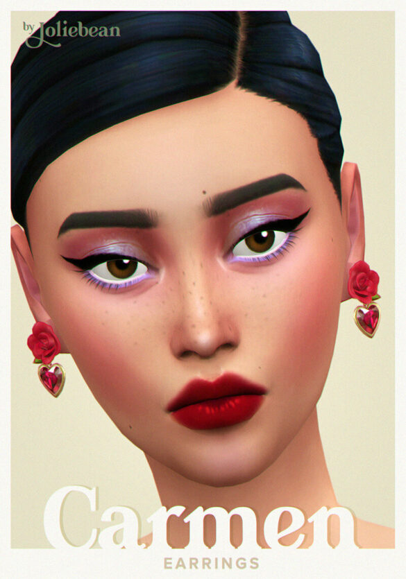 The Sims 4 Carmen Earrings at Joliebean