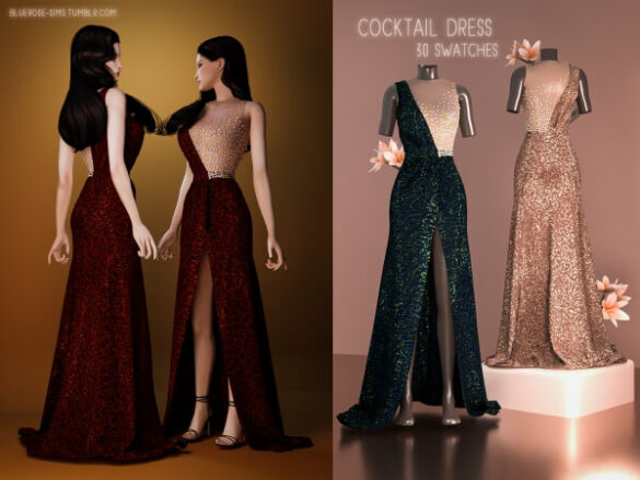 The Sims 4 Cocktail Dress -BRsims