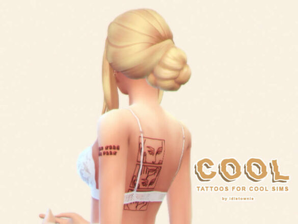 The Sims 4 cool tattoos