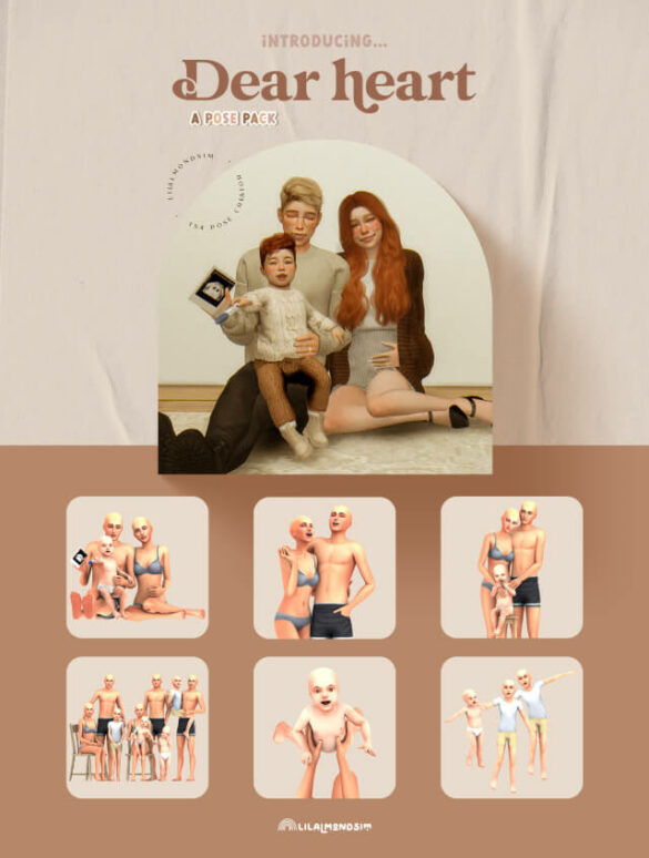 The Sims 4 Dear heart — 𝒑𝒐𝒔𝒆 𝒑𝒂𝒄𝒌