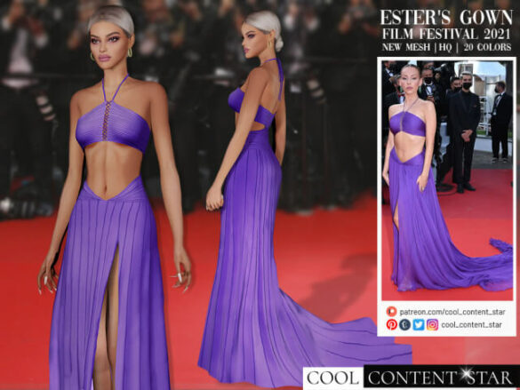 The Sims 4 esters gown 21