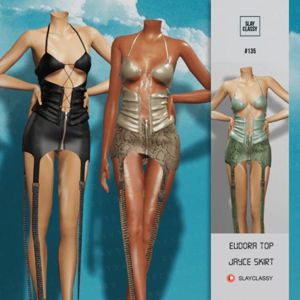 The Sims 4 Eudora top Jayce skirt