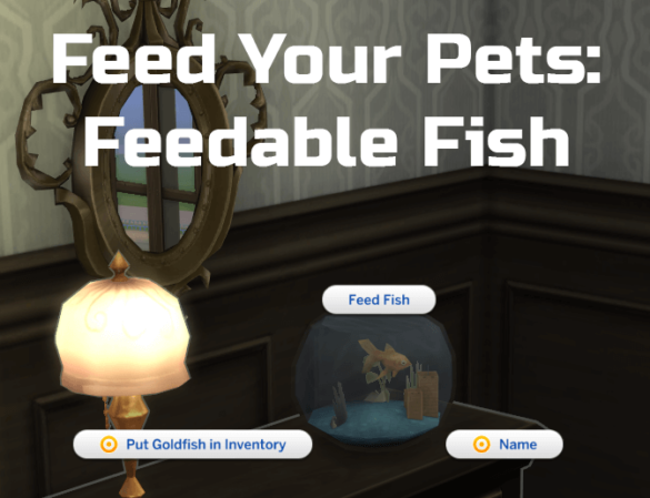 The Sims 4 Feed Your Pets: Feedable Fish