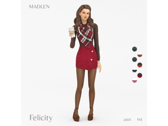 The Sims 4 Felicity Outfit by Madlen