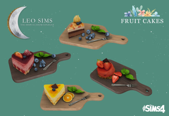 The Sims 4 Fruit Cakes at Leo Sims