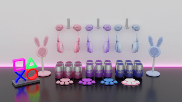 The Sims 4 gaming accessory clutter set