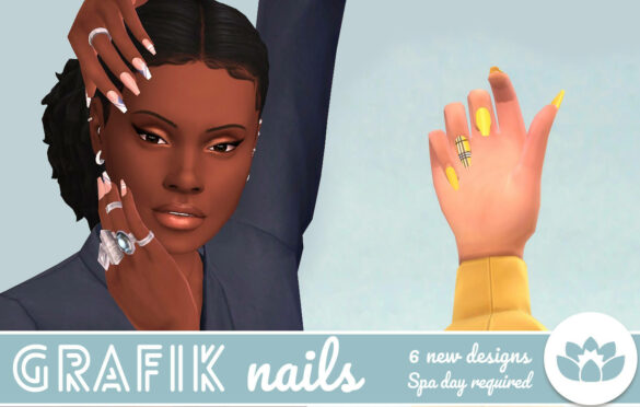 The Sims 4 grafik nails