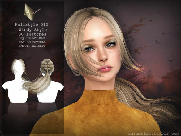 Hairstyle 010 – Windy Style by AurumMusik