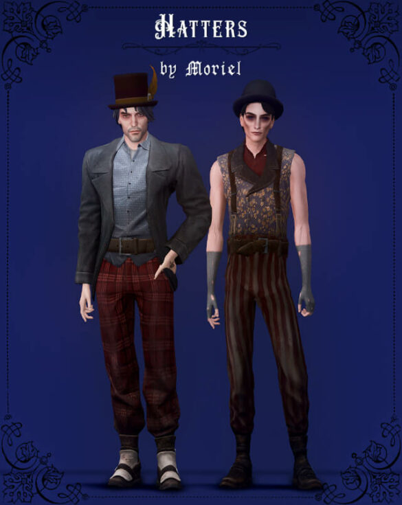 The Sims 4 hatters 2 outfits