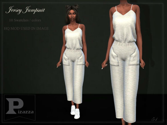 The Sims 4 Jersey Jumpsuit by pizazz