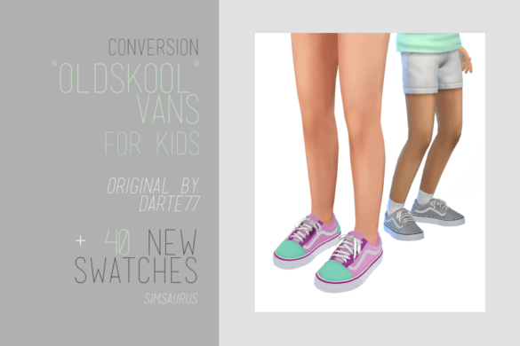 The Sims 4 kids conversion oldskool vans