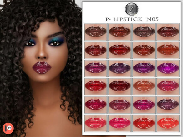 The Sims 4 LIPSTICK N05 by ZENX