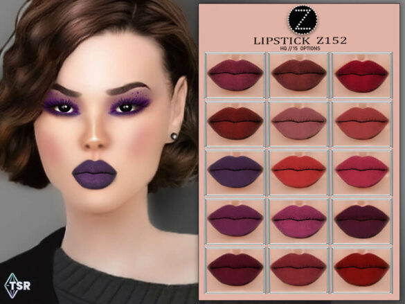 The Sims 4 LIPSTICK Z152 by ZENX