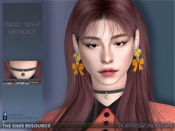 The Sims 4 Magic Night Necklace by PlayersWonderland