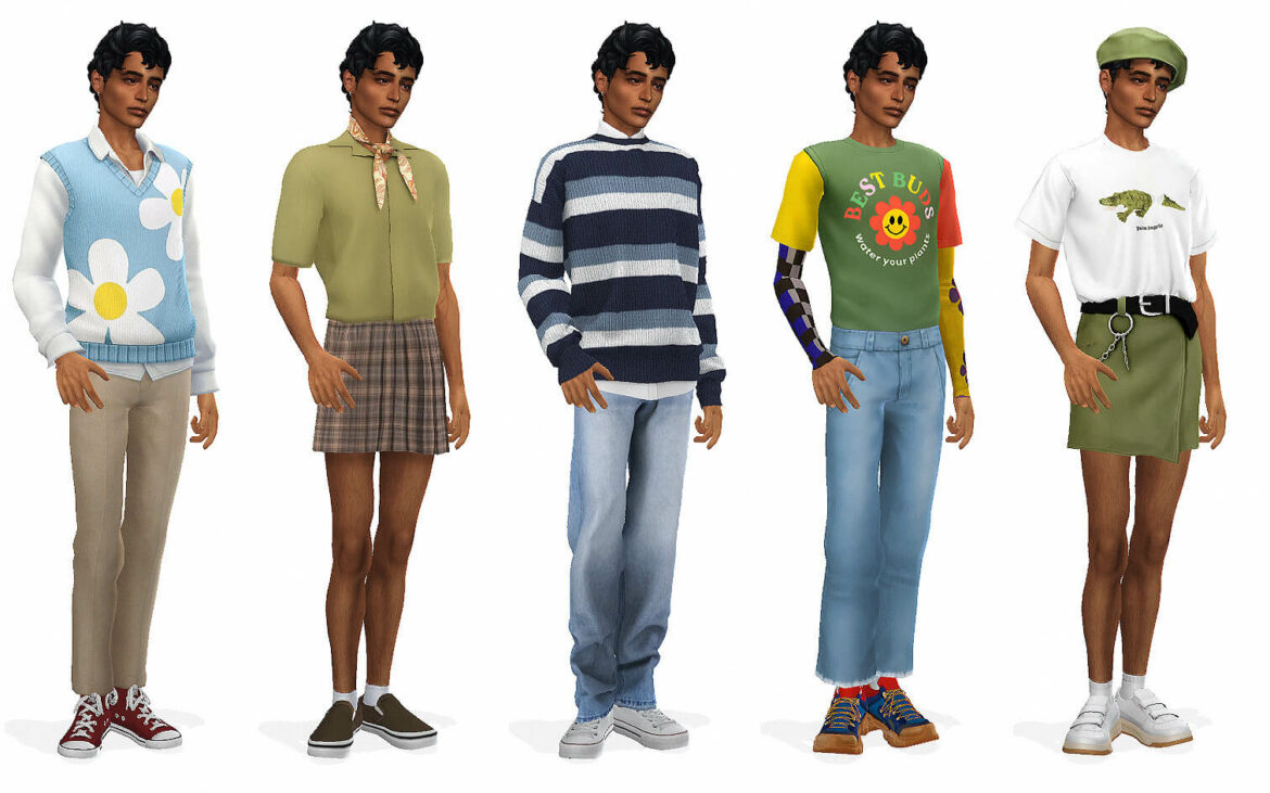 The Sims 4 male lookbook no 6