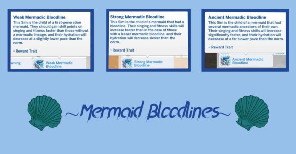 The Sims 4 Mermaid Bloodlines