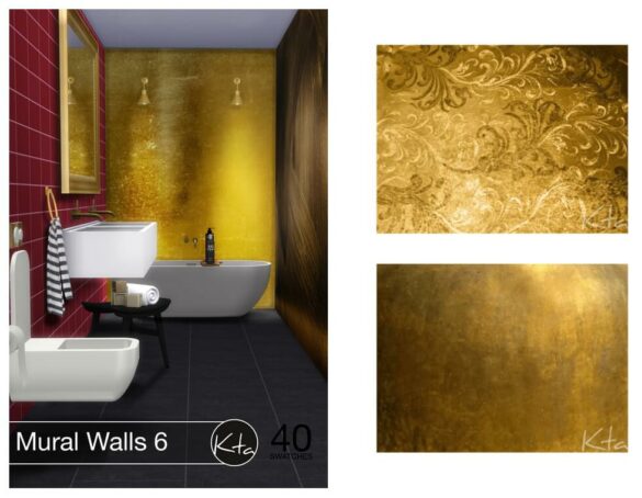 The Sims 4 Mural Walls 6 at Ktasims