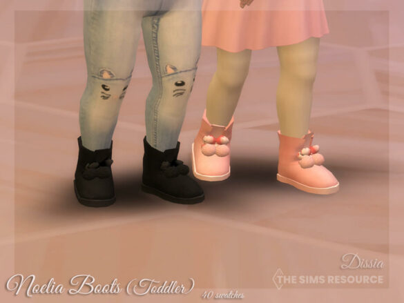 The Sims 4 Noelia Boots (Toddlers) by Dissia