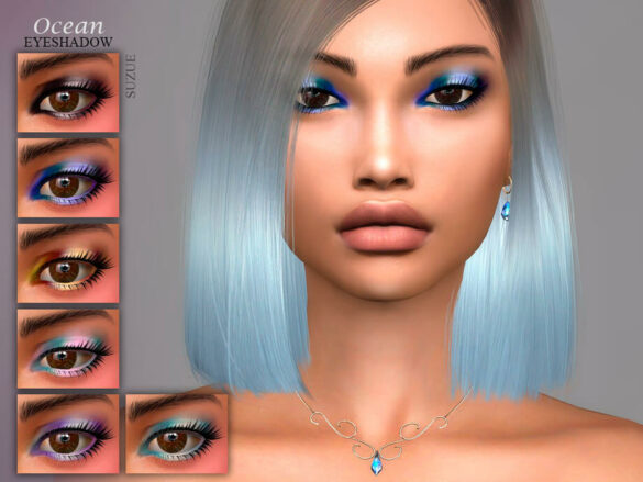 The Sims 4 Ocean Eyeshadow N28 by Suzue